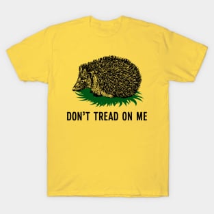 Don't Tread On Me Flag Hedgehog T-Shirt